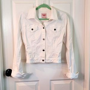 GUESS White denim style jacket
